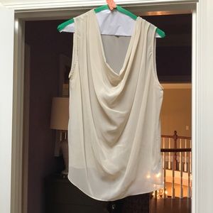 Drapey sheer tank